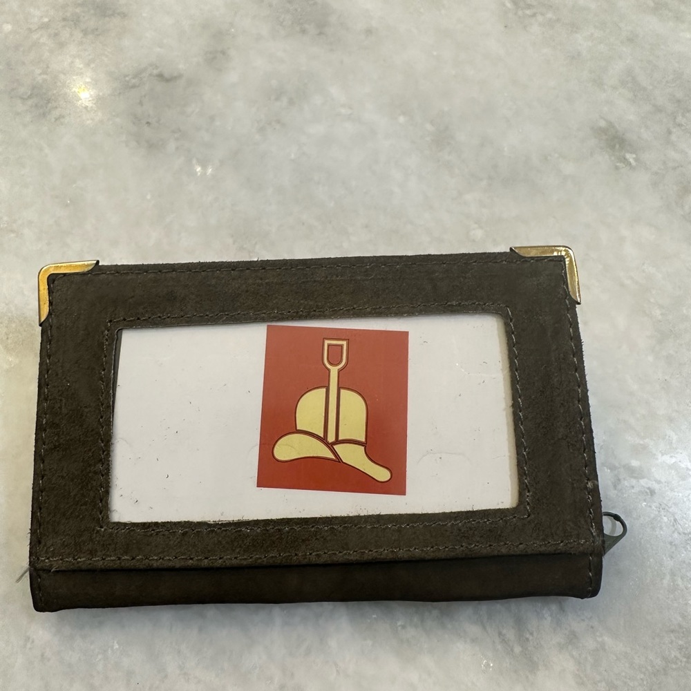 English Leather Brown card/wallet